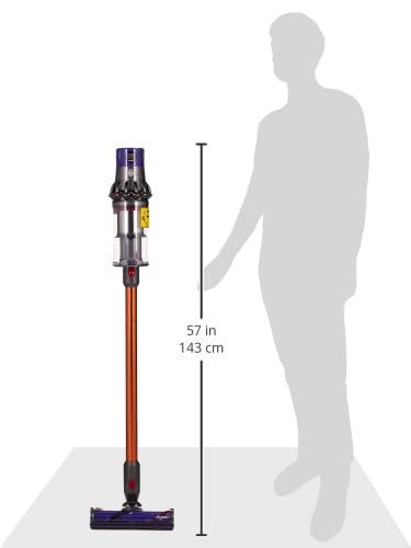 Dyson 330V10ABSOLUTE+ V10 Absolute Aspiradora inalámbrica, Color Gris y Rojo, Plástico, Rosso