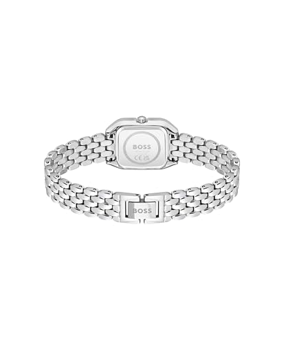 BOSS Reloj De Movimiento De Cuarzo De Dos Manecillas para Mujer Colección MAE Petite con Correa de Acero Inoxidable Plateada - 1502821