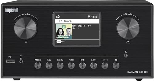 Imperial DABMAN i310 CD DAB+/FM/Internet - Sistema HiFi con reproductor de CD