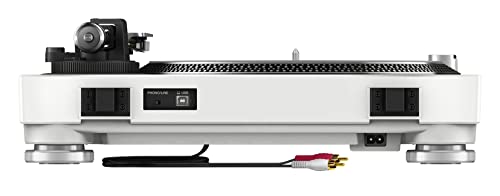 Pioneer DJ PLX-500-W Giradiscos de tracción directa (Blanco)