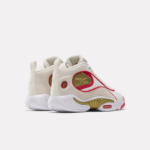 Reebok Respuesta III, Zapatos DE Baloncesto Unisex Adulto, Blanco Vintagechalk Vectorred, 40.5 EU