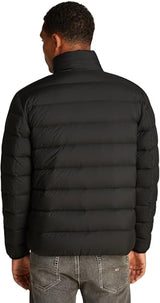 Tommy Jeans Cazadora acolchada Hombre Down Printed ligera, Negro (Black), M