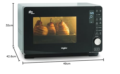 Whirlpool MWF 427 SL Encimera - Microondas (Encimera, Microondas combinado, 25 L, 800 W, Botones, Tocar, Negro, Plata)