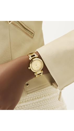GUESS Reloj Analógico para Mujer'S de Cuarzo con Correa en Acero Inoxidable GW0869L4