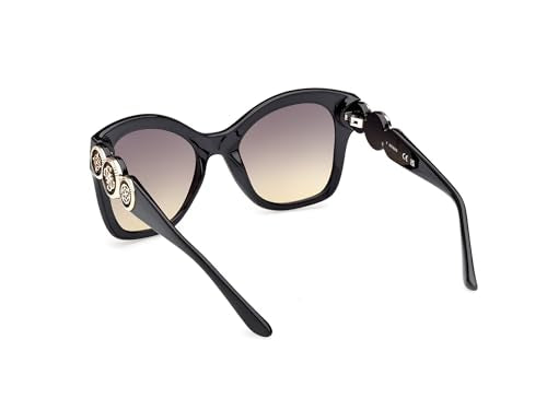 Guess Gu00197 Gafas, 05b Shiny Black, 55/20/140 para Mujer