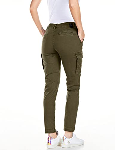 REPLAY Lailah Jeans, 238 Verde Militar, 28W x 30L para Mujer