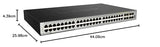 D-Link DGS-3630-52TC/SI - Switch Gigabit Gestionable Layer 3 (44 puertos 10/100/1000 Mbps, 4 puertos SFP Combo, 4 puertos 10GbE SFP+, detección de bucles, apilable, prevención de fuga de datos)