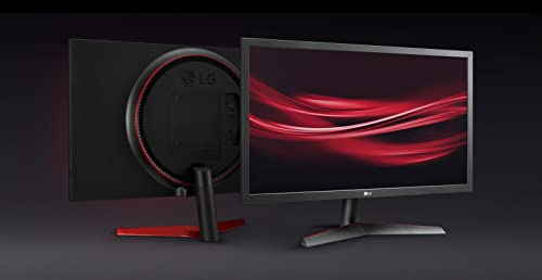 LG 24GN53A-B - Monitor Gaming UltraGear 24 pulgadas FullHD,1920x1080, LCD, 16:9, HDMIx2, DisplayPort 1.2, ajustable, 144Hz, 1ms, Conectividad Universal, Color Negro