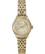 Timex Trend TW2W91000 - Reloj de Mujer 25 mm, Brazalete de Acero Inoxidable en Tono Dorado, Esfera y Caja en Tono Dorado