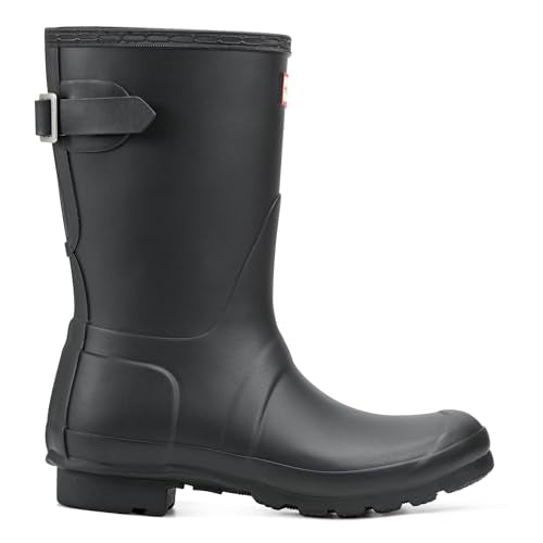 Hunter Original Adjustable Short Rubber Botas Mujer, Negro, 37 EU