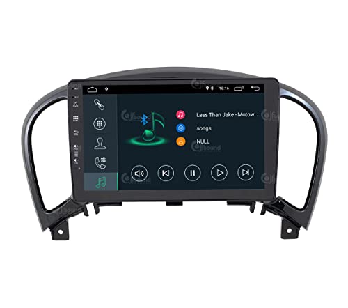 Radio de Coche para Nissan Juke (con navegación y cámara de visión Trasera con visión de 360°) Android GPS Bluetooth WiFi USB Dab+ Touchscreen 9" 4core Carplay AndroidAuto