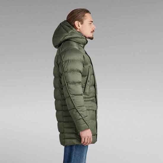 G-Star Para Hombre Parka G-Whistler Padded Hooded, Verde (lt hunter D20102-D199-8165), XS