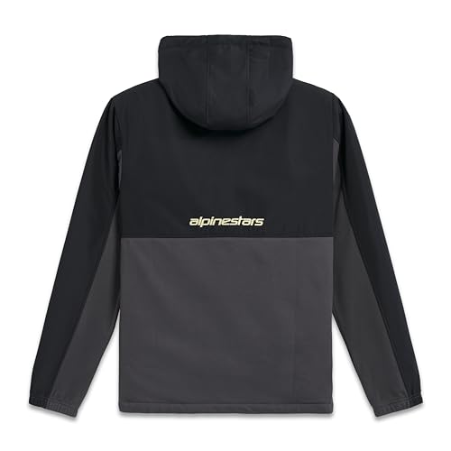 Alpinestars Juncture Hybrid Jacket Chaqueta, Negro/Gris Metalizado, Medium para Hombre