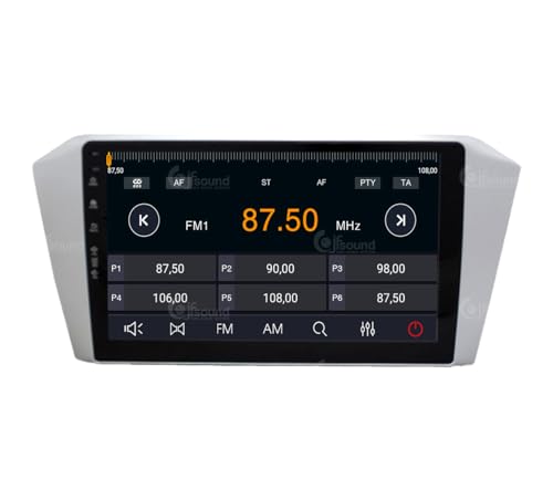 Radio de Coche para Volkswagen Passat B8 2015 Gris Android GPS Bluetooth WiFi USB Dab+ Touchscreen 10" 8core Carplay AndroidAuto