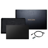 Ricoh Monitor portátil inalámbrico 150BW de 15,6 Pulgadas, 1920 x 1080, OLED, USB C, Ligero con Pantalla táctil y 2 Altavoces Integrados, Pantalla portátil Externa para Ordenador portátil/PC/teléfono