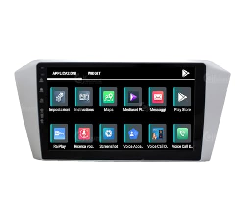 Radio de Coche para Volkswagen Passat B8 2015 Gris Android GPS Bluetooth WiFi USB Dab+ Touchscreen 10" 8core Carplay AndroidAuto