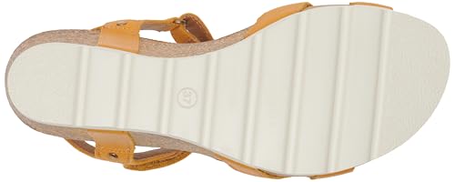 Panama Jack Julia, Sandalia de cuña Mujer, Ocre B67, 39 EU