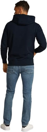 Tommy Hilfiger Sudadera Hombre Center Stack con Logotipo, Azul (Desert Sky 654 920), XS