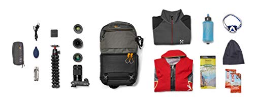 Lowepro Slingshot SL 250 AW III - Mochila Bandolera para Cámara Refelx DSLR Sin Espejo, con Acceso QuickDoor, Compartimento Para Tablet 10”, Para Sony A7, iPad, Surface Pro, 300D Ripstop, Gris