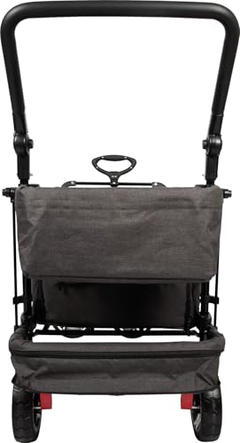 Small Foot Carrito Plegable con Techo Desmontable, protección contra Lluvia, Frenos, asa Regulable y máx. 80 kg, 12729, Color Coloured