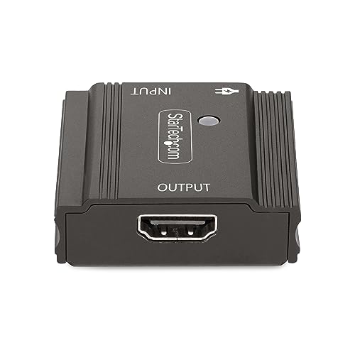 StarTech.com Amplificador de Señal HDMI 8K 60Hz / 4K 144Hz - 10m - Repetidor Booster HDMI 2.1 de Señal de Vídeo - Extensor Alargador para Cables HDMI (33FT-8K-HDMI-BOOSTER)