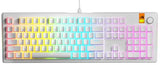 Glorious Gaming GMMK 3 HE Med dynamiska avtryckare, Hall Effect, 8K uppdateringsfrekvens, MX- Och magnetbrytare, 100% fullstorlek, modulärt packningssystem, doubleshot PBT-tangenter, USA QWERTY - Vit