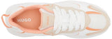 HUGO Leon_Runn_mepu, Zapatillas Mujer, Open White, 39 EU