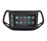 Jf Sound car audio system JF-031JCA-XDAB Autorradio de Ajuste Personalizado Compatible con Jeep Compass Android GPS Bluetooth WiFi Dab USB Pantalla táctil Full HD 10"