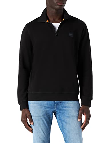 BOSS Zetrust, Sudadera para Hombre, Black1, L