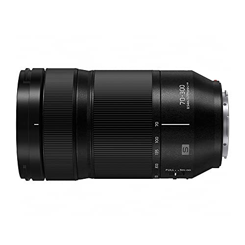Panasonic Lente de cámara LUMIX S Series, 70-300 mm F4.5-5.6 Macro O.I.S. Lente Intercambiable de Montura L para cámaras Digitales de Marco Completo sin Espejo