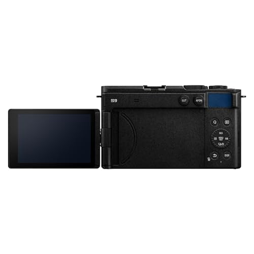 Panasonic Lumix DC-S9KE-A Cámara Vlogs, Puerta Abierta Fotograma Completo Sin Espejo, 24,2 MP, 6K/4K, PDAF 779, Estabilización Imagen, Angulo Libre, WiFi 5 GHz, Azul Noche, Lente 20-60 mm (Zoom x3)