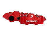 Par de pinzas de freno radiales Accossato Forjada monobloque Distancia entre ejes 108 mm con pistones de aluminio con pastillas ST incluidas para Yamaha MT-09 SP de 2022 a 2022, 900 cc