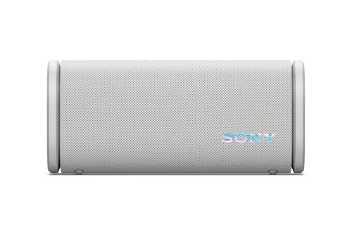Sony ULT Field 5, Altavoz portátil Bluetooth Potente, 25 H de batería, 2 Modos ULT Power Sound, Resistente al Agua y al Polvo, 360 Luces, Correa Extraible para el Hombro, Compacto, Blanco Marfil