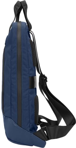 Moleskine Mochila Vertical Colección Metro, Bolso Porta Pc para Laptop, Notebook, iPad y Tablet hasta 15 Pulgadas, Dimensiones 31 x 42 x 10 cm, Color Azul Zafiro