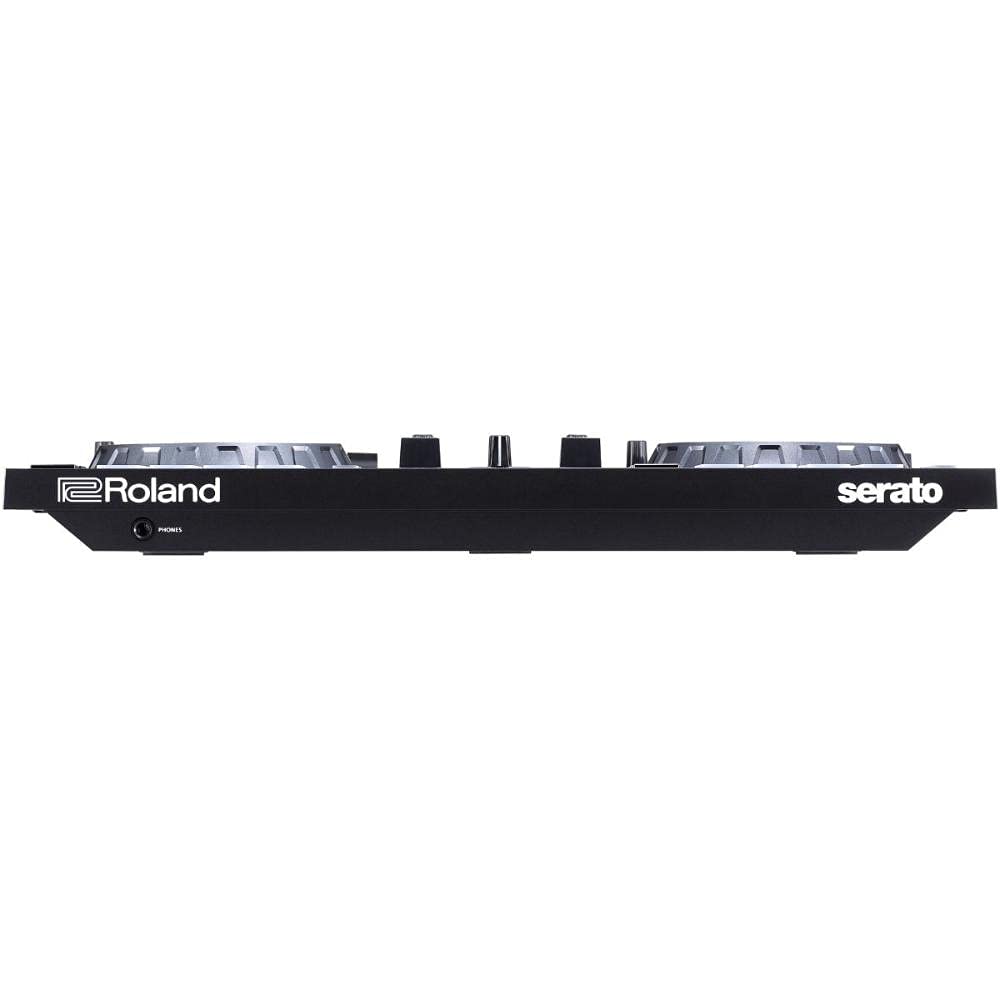 Controlador de DJ Roland DJ-202 — Controlador de cuatro decks y dos canales para Serato DJ Lite, el legado de las cajas de ritmos Roland en un controlador de DJ