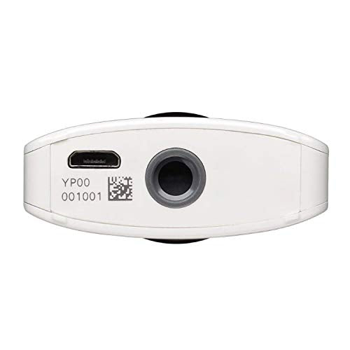 Ricoh Theta SC2 - Cámara Blanca de 360°, Video 4K con estabilización de Imagen, Imagen, Transferencia de Datos de Alta Velocidad, Hermosa Vista Nocturna con bajo Ruido, Delgada y