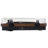 AIWA GBTUR-120WDMKII: Tocadiscos de Madera, Bluetooth, 3 velocidades, radio FM, SD y USB