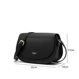 Carlheim, Gotland Genuine Leather collection, Jolie Genuine Leather Handbag (Black)