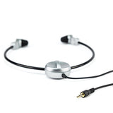 GRUNDIG Swingphone 568 Negro, Plata Intraaural bajo Le Menton Casco - Cascos (Intraaural, bajo El Mentón, con Hilo, 95 DB, 2,4 m, Negro, Plata)
