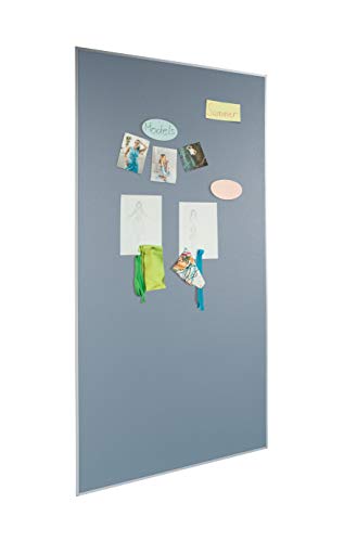SIGEL MUB01 Meet up Set para método ágil, 1 x tablero de anuncios móvil (90 x 180 cm), 1 x pizarra blanca móvil (90 x 180 cm), 1 x soporte + kit de accesorios gratis