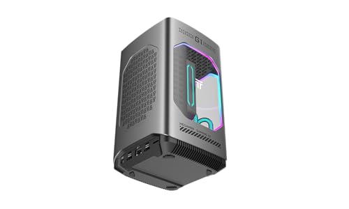 PC Gaming Mini - MEGAMINI G01, Intel® Core™ Intel i9-13900H, 32GB RAM, 1 TB SSD, GeForce RTX™ 4060 Desktop 140w, Windows 11 Home, Watercooled, Gris Oscuro