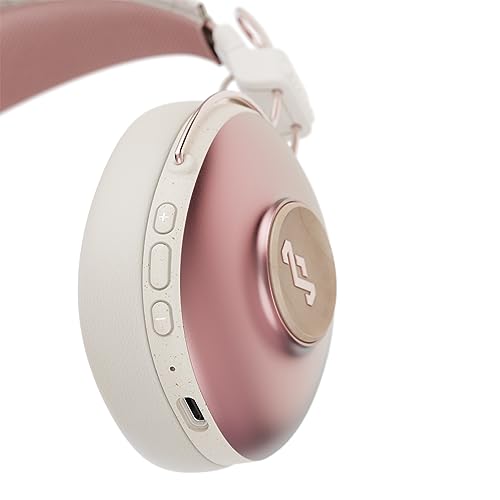 Marley House of Positive Vibration Frequency Auriculares Inalámbricos Over Ear - Auriculares Bluetooth, 34 Horas de Reproducción, Micrófono, Aislamiento de Ruido, Materiales Sostenibles, Cobre