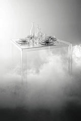 Kartell - Mesa invisible, PMMA, transparente, 100 x 100 x 72 cm