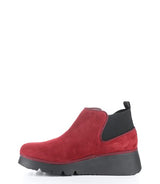 FLY London Boots, Botas Estilo Chelsea Mujer, Red, 41 EU