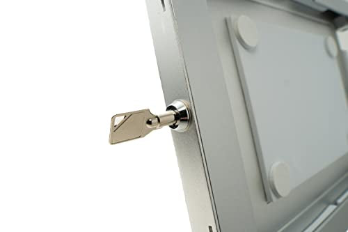 System-S Soporte de Mesa 360° con Cerradura para Microsoft Surface Pro 8 de 13,0", Color Gris