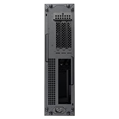 Silverstone SST-ML12B - Milo12 Carcasa Mini-ITX Delgada y compacta - ML12
