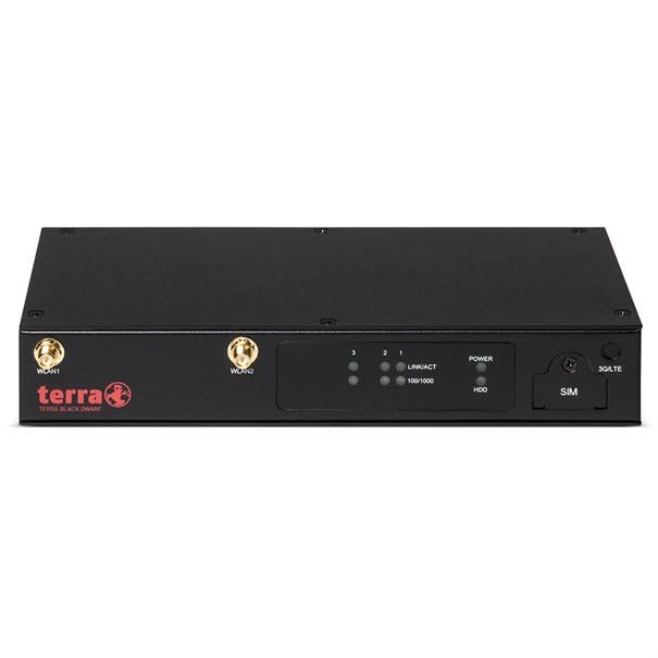 Wortmann AG Black Dwarf G3 UTM WiFi 1 Jahr Cortafuegos (Hardware) 1U 900 Mbit/s