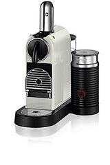 DeLonghi Nespresso Citiz EN267.WAE Cafetera con cápsulas, sistema de extracción especial, 1710 W, 1 L, plástico, Blanco