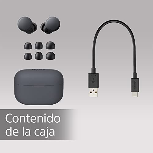 Sony Auriculares LinkBuds S True Wireless Noise Cancelling, Conexión Bluetooth multipunto, Micrófono para Llamadas de teléfono, Bluetooth 5.2, Azul Tierra
