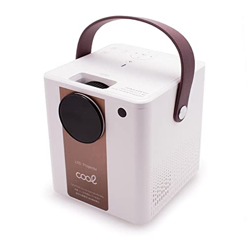 Proyector Compacto Cool Rainbow 3000 Lúmenes Altavoz Integrado + HDMI/SD/USB + WiFi Mirror (Blanco)